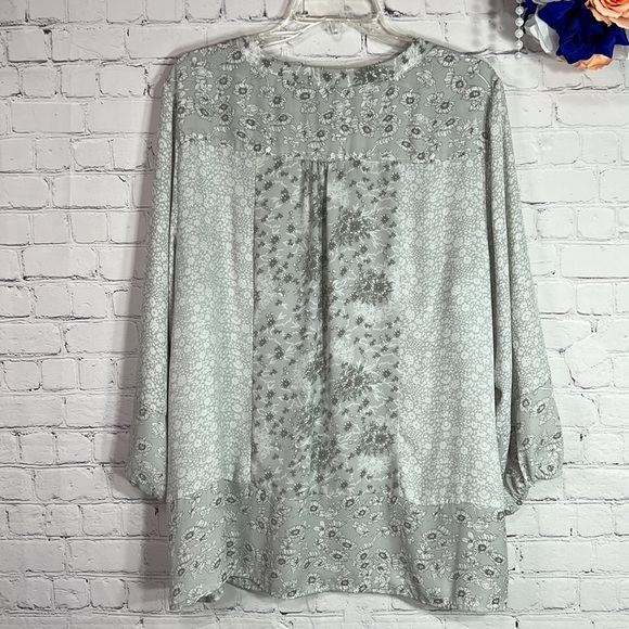 Cynthia Rowley Woman contrasting floral top - Picture 7 of 11